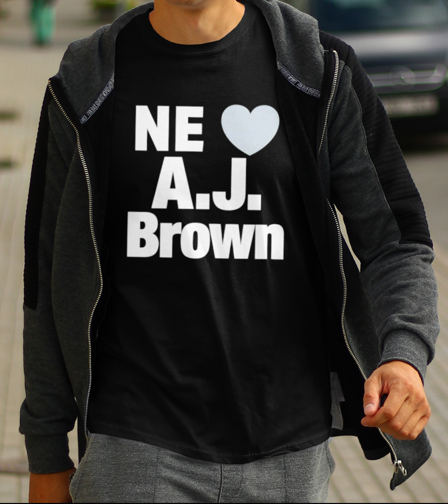 Philadelphia Eagles NE Heart A.J. Brown T-Shirt
