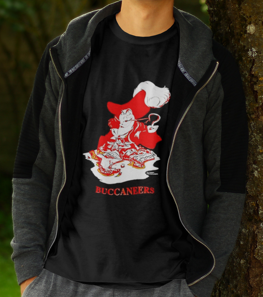 Captain Hook Buccaneers Pirate Tampa Bay T-Shirt