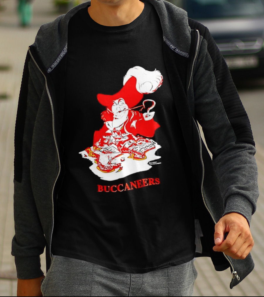 Captain Hook Buccaneers Pirate Tampa Bay T-Shirt