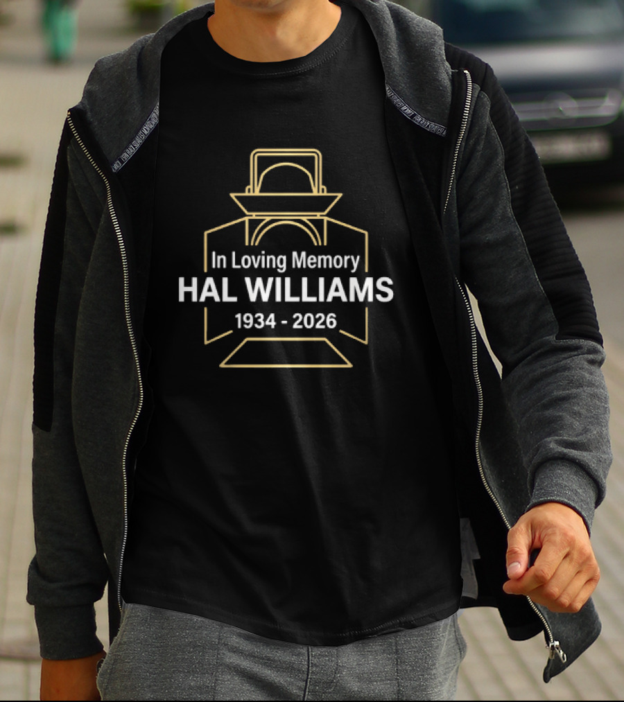 In Loving Memory Hal Williams 1934 2026 Lantern Outline Memorial T-Shirt