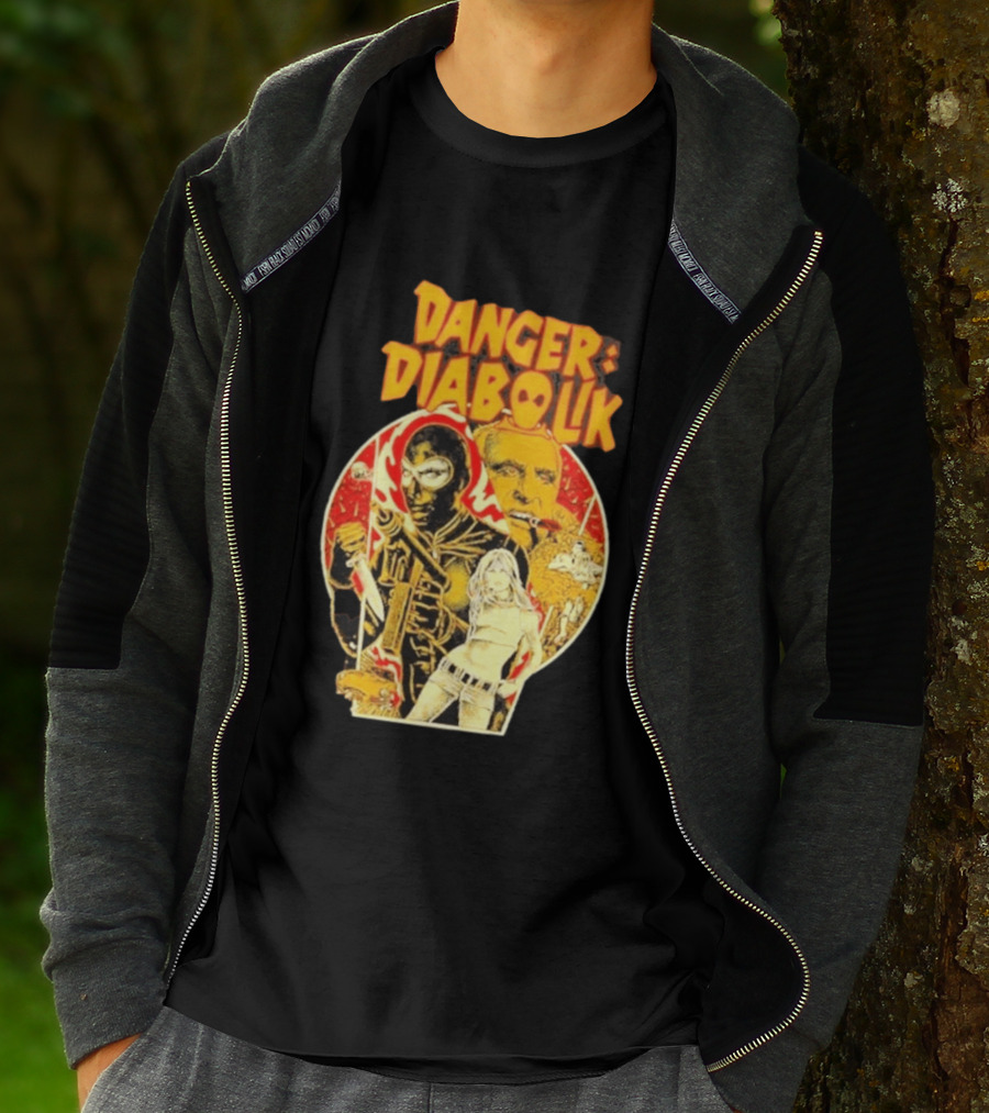 Danger Diabolik Italian Comic Mario Bava T-Shirt