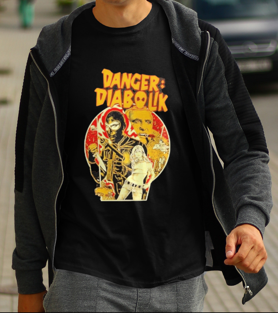 Danger Diabolik Italian Comic Mario Bava T-Shirt