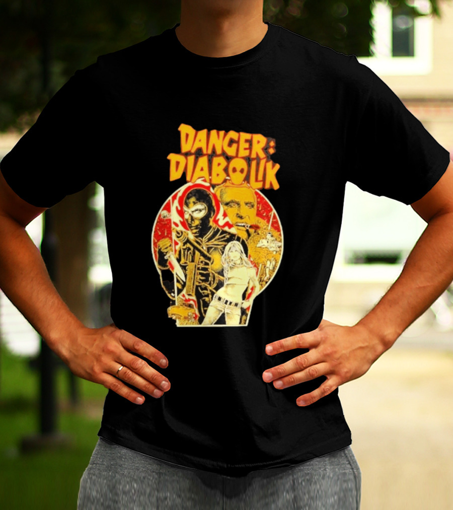 Danger Diabolik Italian Comic Mario Bava T-Shirt