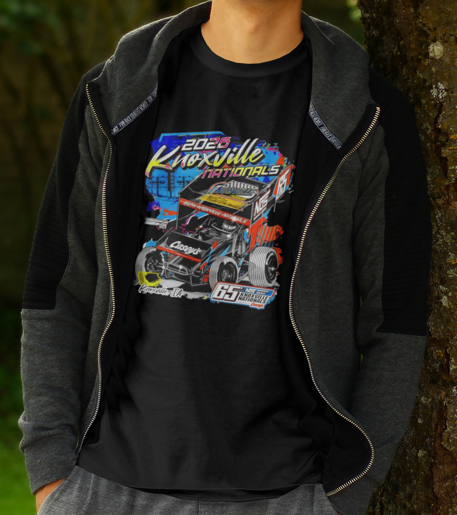 2026 Knoxville Nationals 65th NOS Energy Casey's Knoxville IA Racing Event T-Shirt
