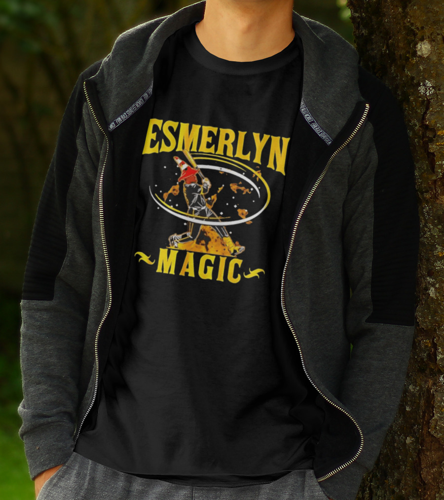 Esmerlyn Magic Baseball Players Association Swinging Batter T-Shirt