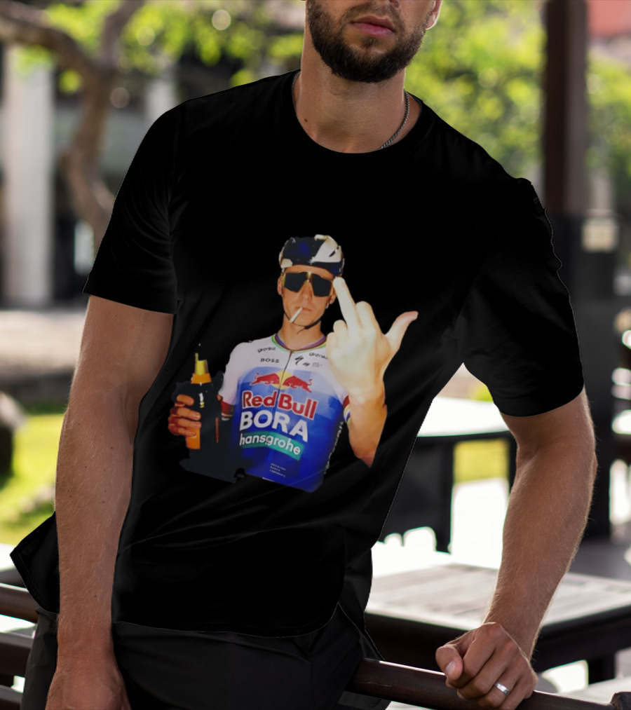 Remco Evenepoel Red Bull BORA Hansgrohe Smoking Gesture T-Shirt
