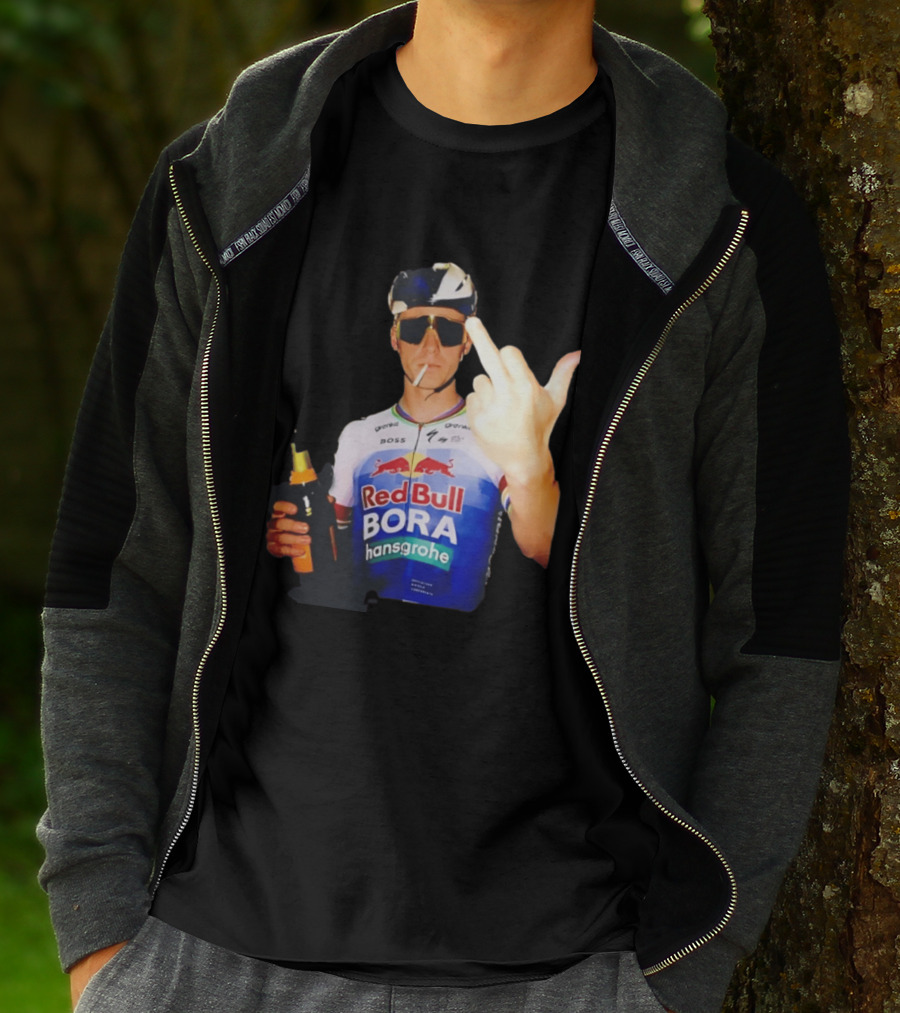 Remco Evenepoel Red Bull BORA Hansgrohe Smoking Gesture T-Shirt