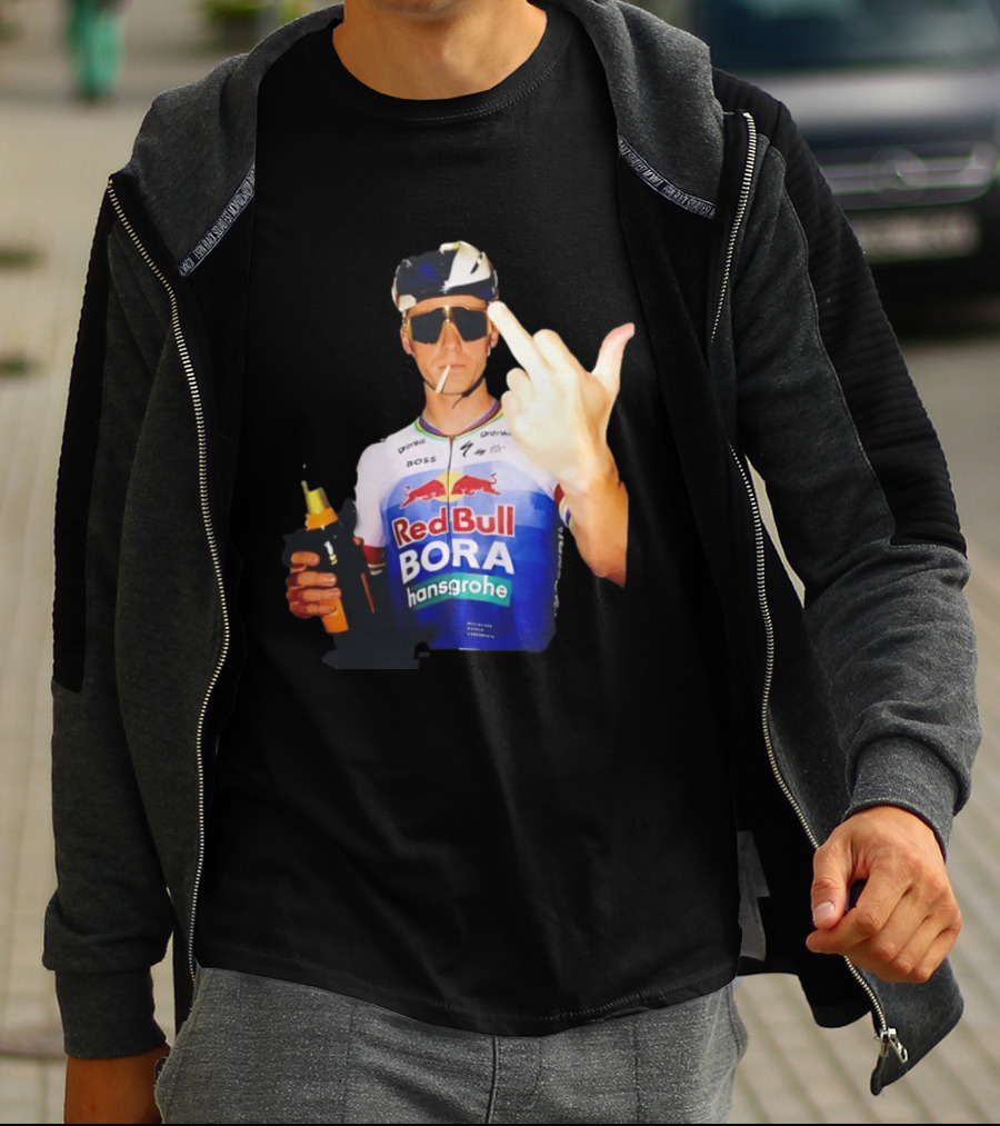 Remco Evenepoel Red Bull BORA Hansgrohe Smoking Gesture T-Shirt