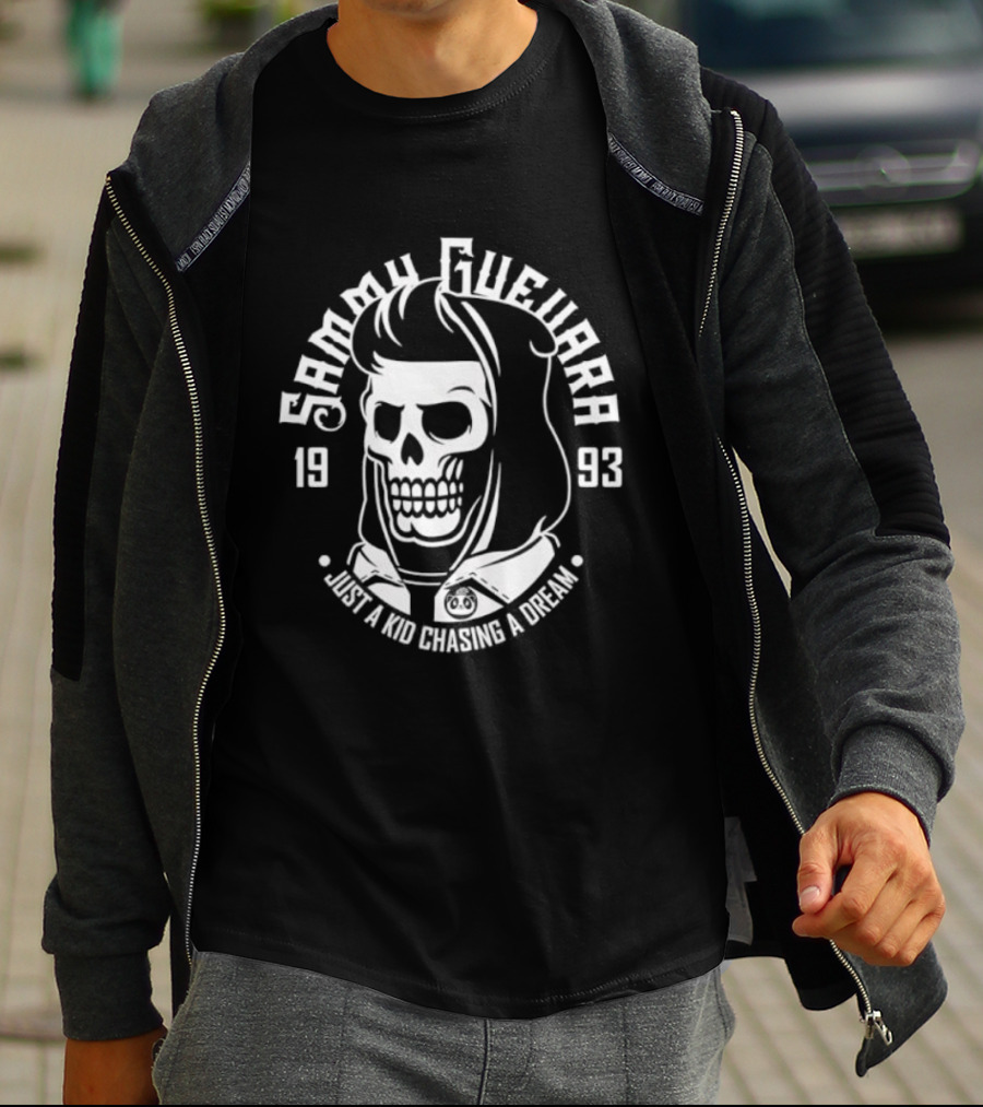Sammy Guevara 1993 Skull Just A Kid Chasing A Dream T-Shirt