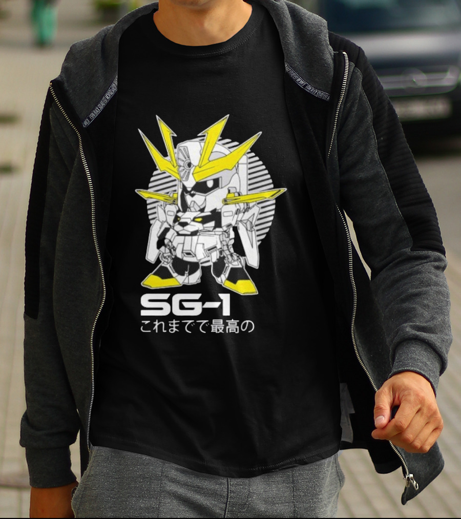 SG 1 Gundam Chibi Mecha Anime T-Shirt