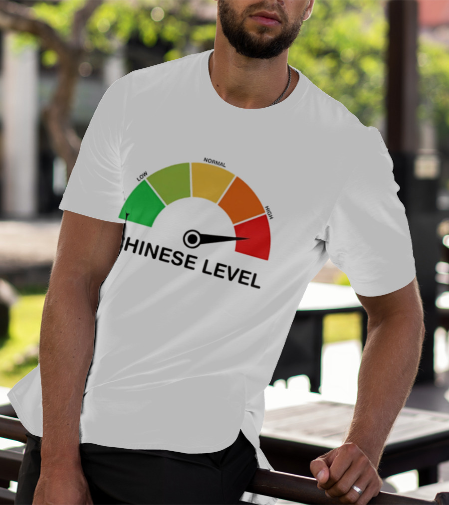 Chinese Level Meter Low Normal High Gauge T-Shirt