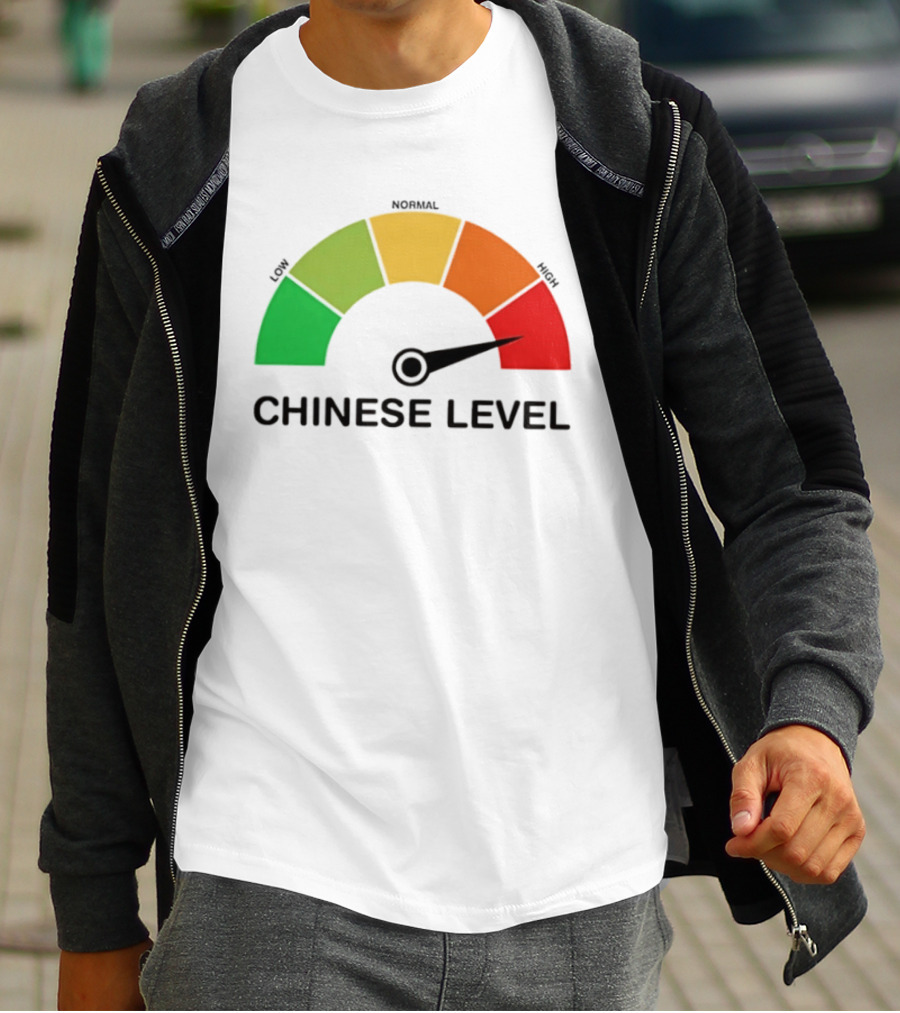 Chinese Level Meter Low Normal High Gauge T-Shirt