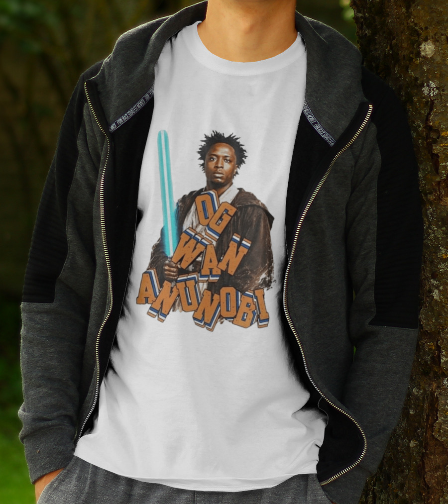 Og Wan Anunobi New York Knicks Basketball Nba 2026 Star Wars T-Shirt