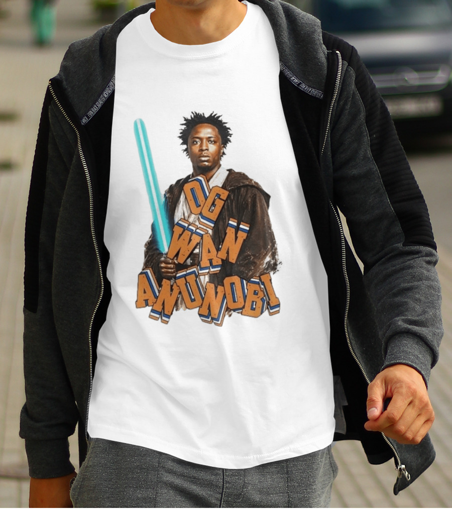 Og Wan Anunobi New York Knicks Basketball Nba 2026 Star Wars T-Shirt