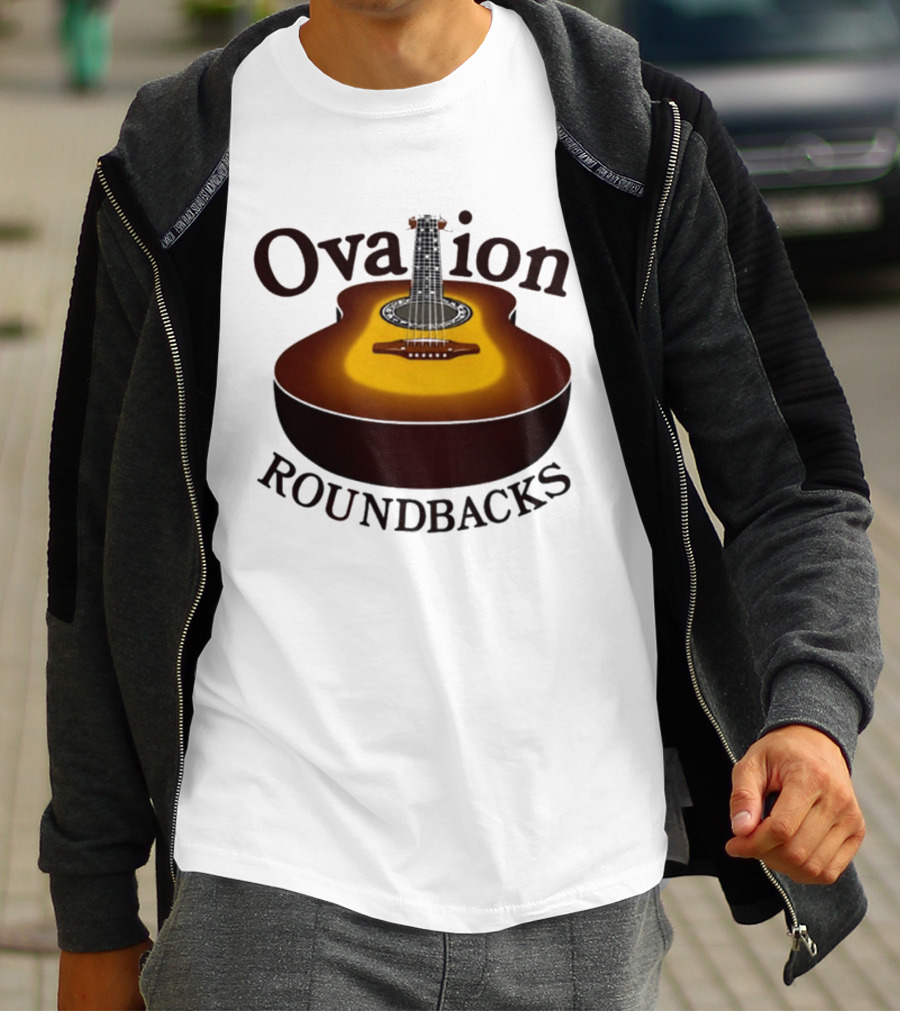 Ovation Roundbacks Acoustic Guitar Folk Music T-Shirt