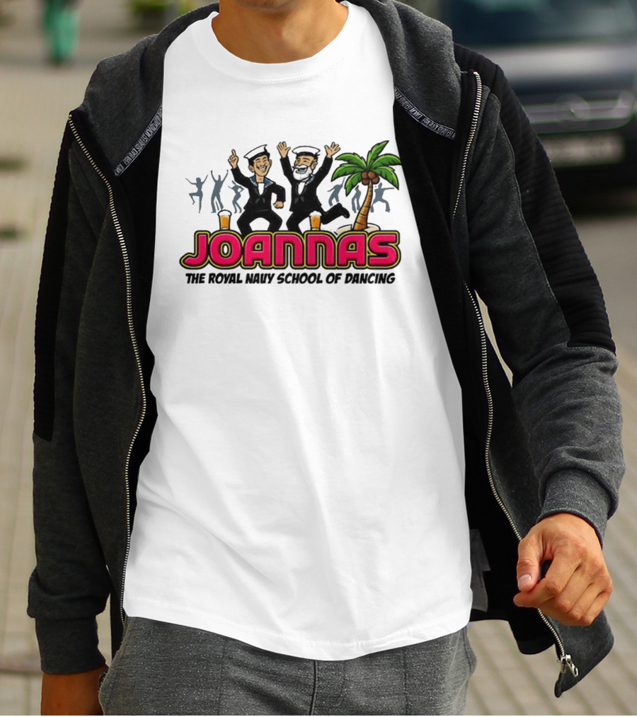 Joannas The Royal Navy School Of Dancing Tropical Palm Party Vibe T-Shirt