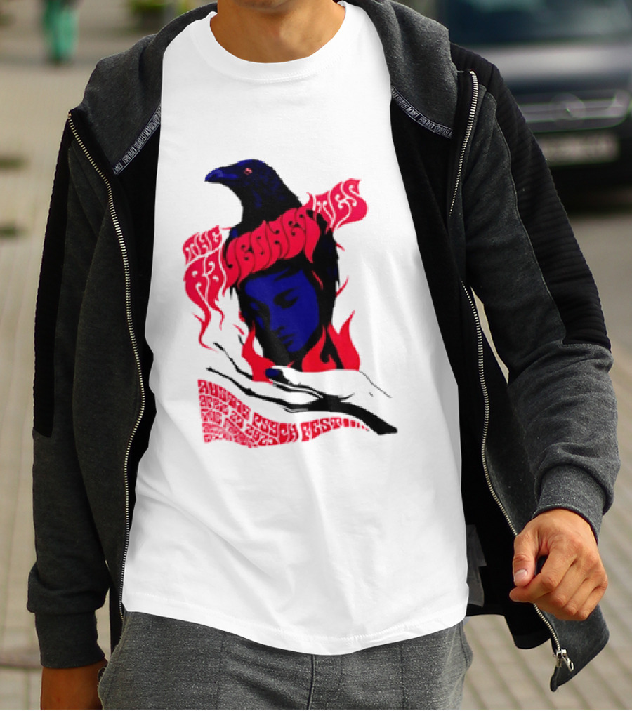Raveonettes Austin Psych Fest Crow Fire Elements 2014 T-Shirt