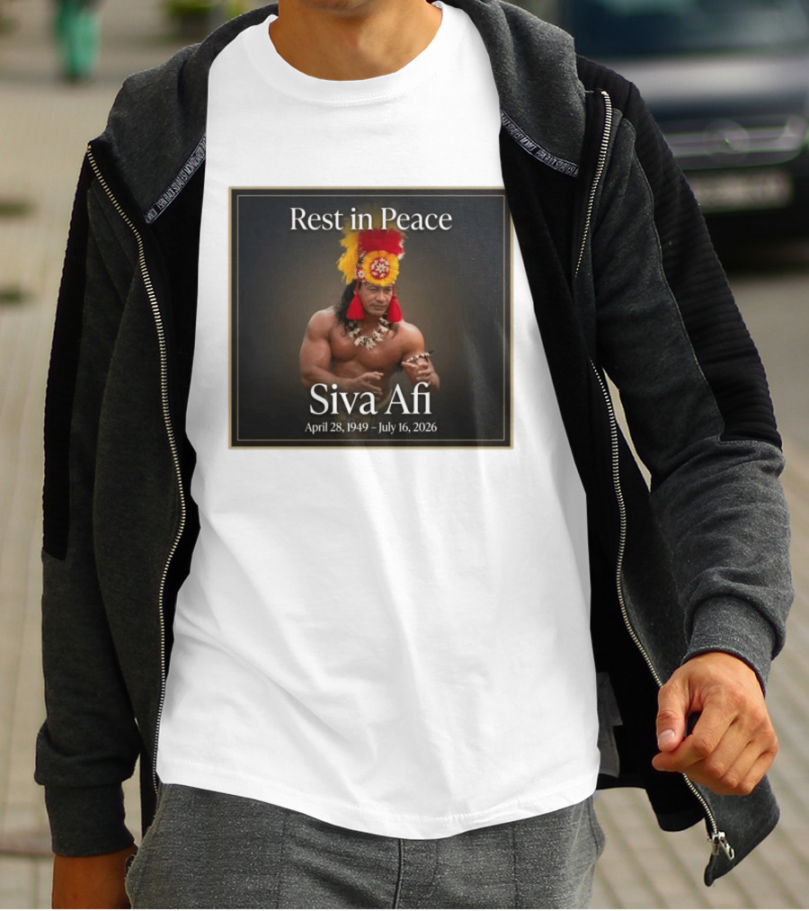 Rest In Peace Siva Afi April 28 1949 July 16 2026 Hawaiian Warrior T-Shirt