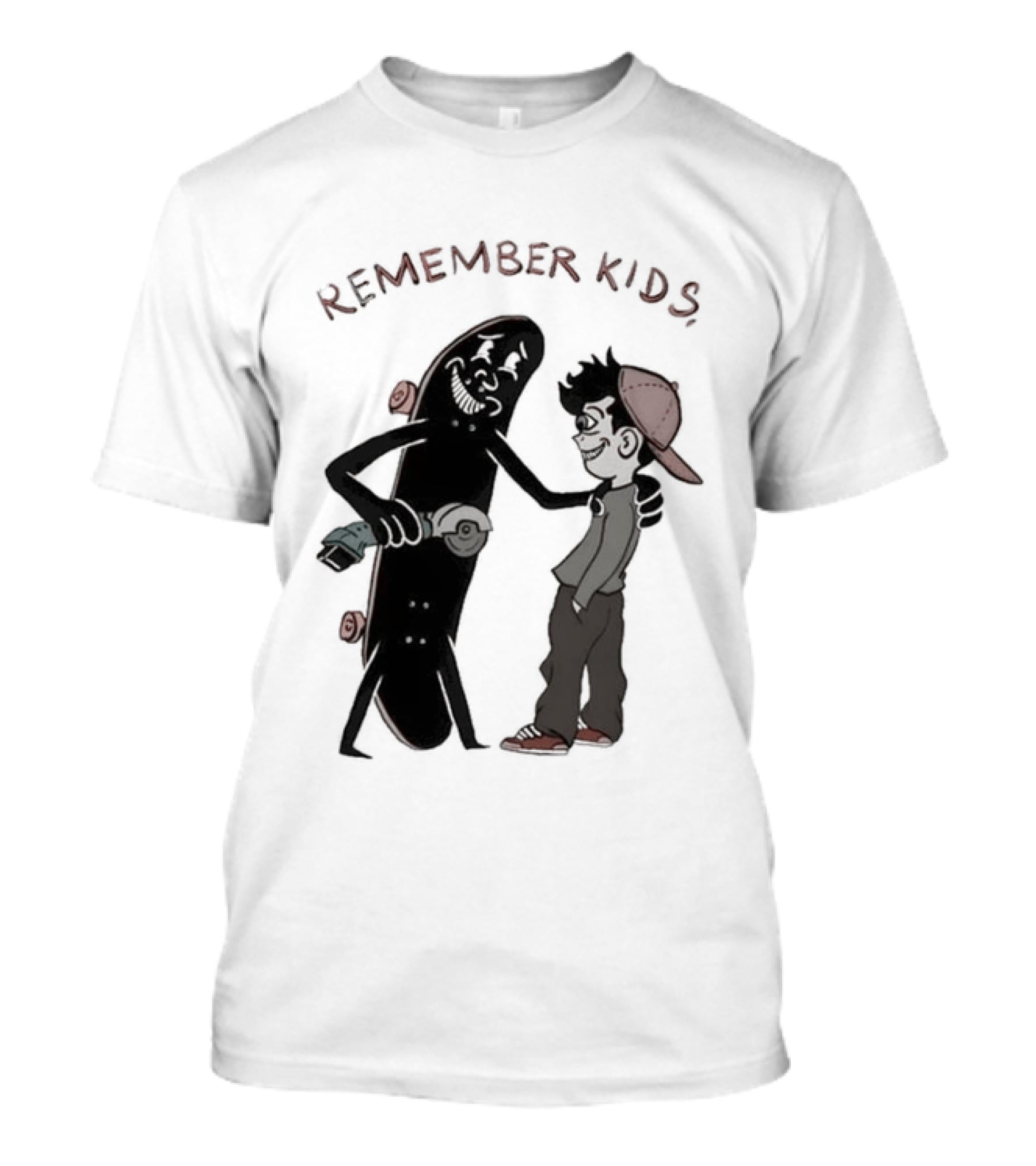 Remember Kids Skateboard Flock Two Pounds Copper Gold T-Shirt