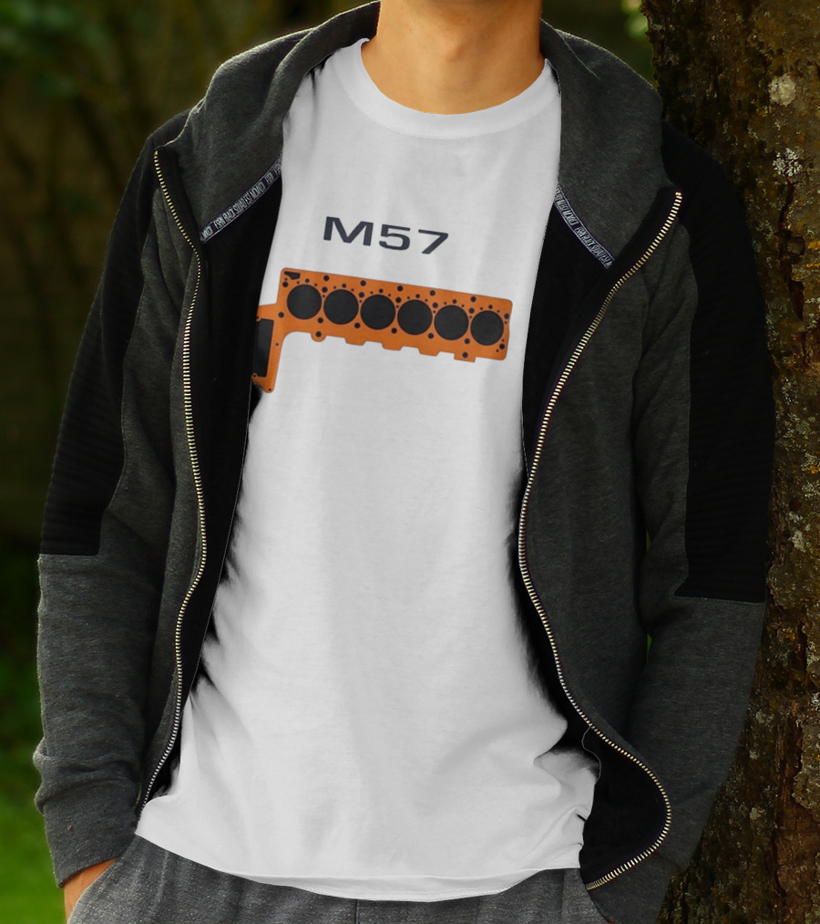M57 Engine Components BMW Performance Straight Six T-Shirt