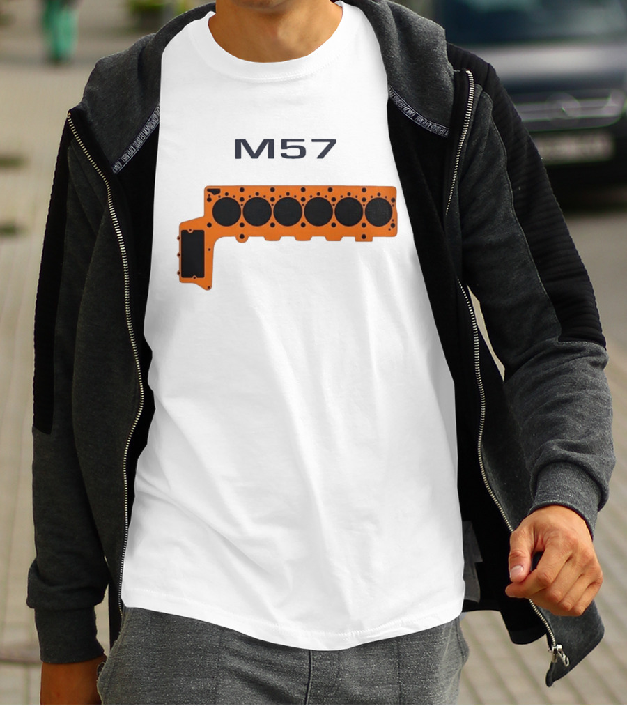 M57 Engine Components BMW Performance Straight Six T-Shirt