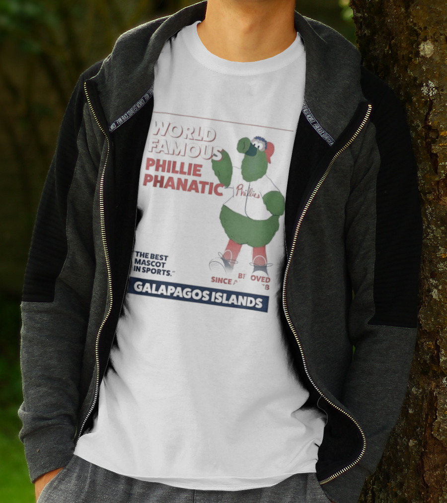 World Famous Phillie Phanatic Galapagos Islands April 1978 Phillies T-Shirt