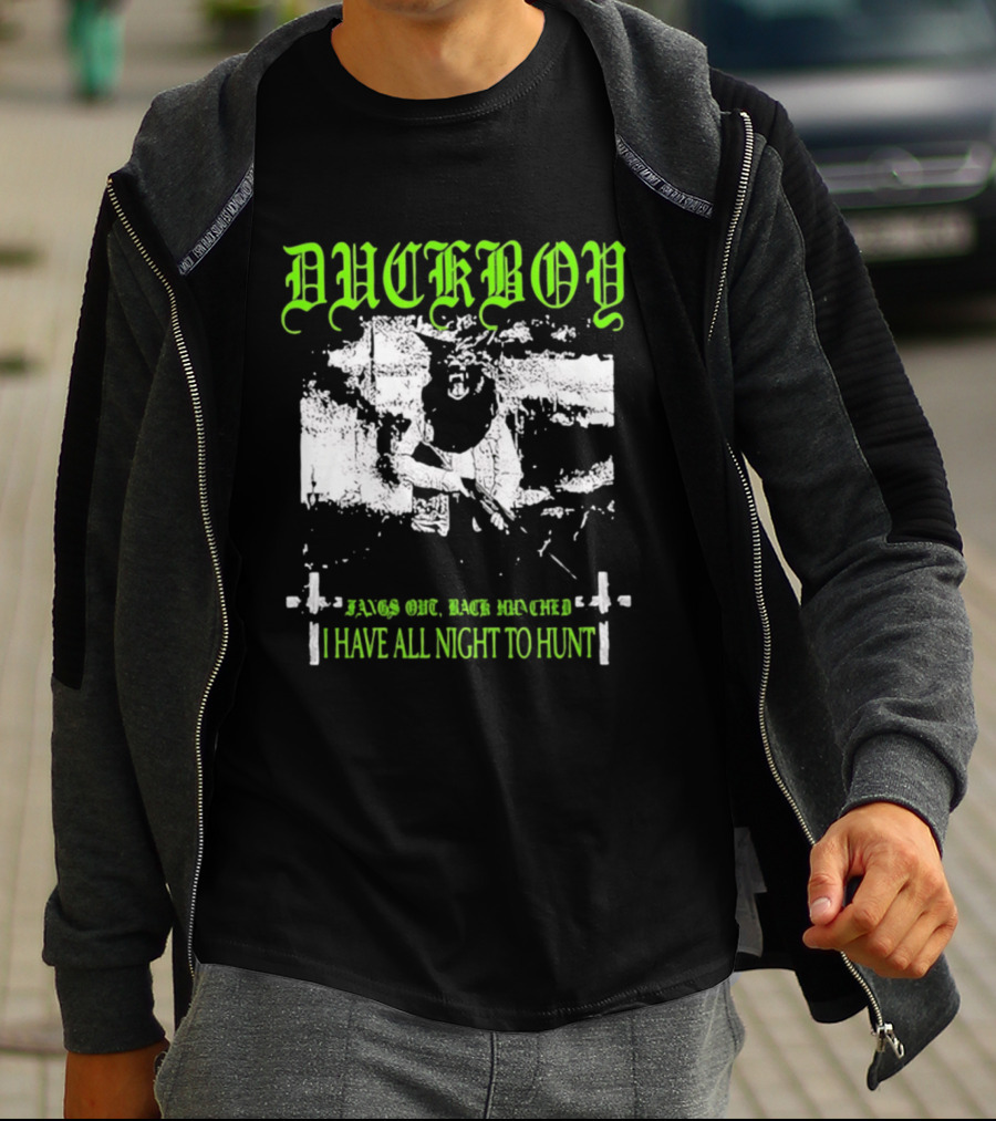 Duckboy Bags Out Back Reordered I Have All Night To Hunt T-Shirt