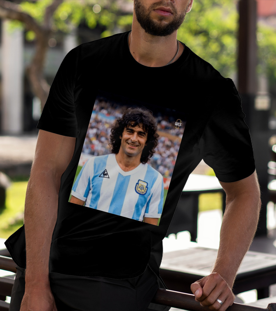 Happy Birthday Mario Kempes Argentina Football Legend AFA T-Shirt