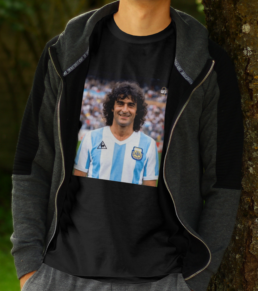 Happy Birthday Mario Kempes Argentina Football Legend AFA T-Shirt