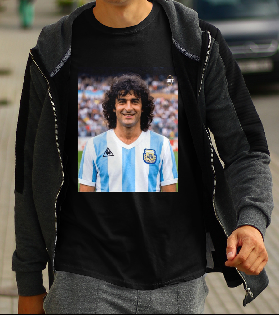 Happy Birthday Mario Kempes Argentina Football Legend AFA T-Shirt