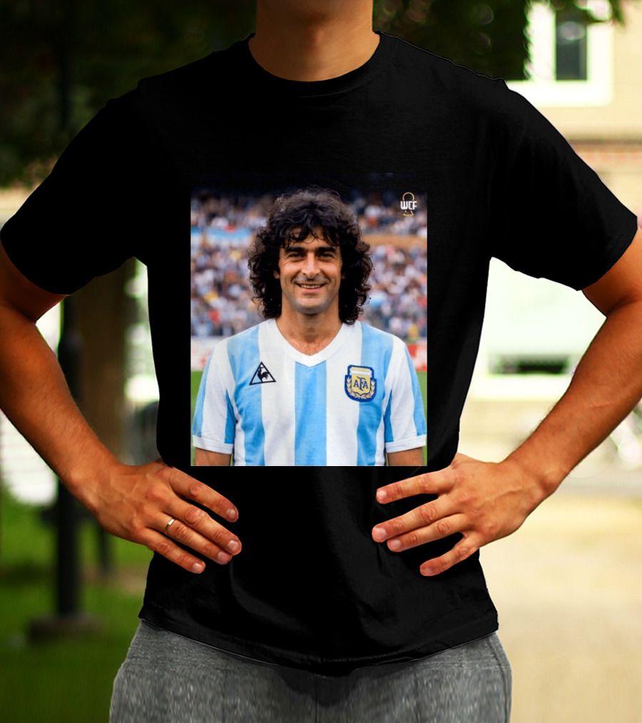 Happy Birthday Mario Kempes Argentina Football Legend AFA T-Shirt