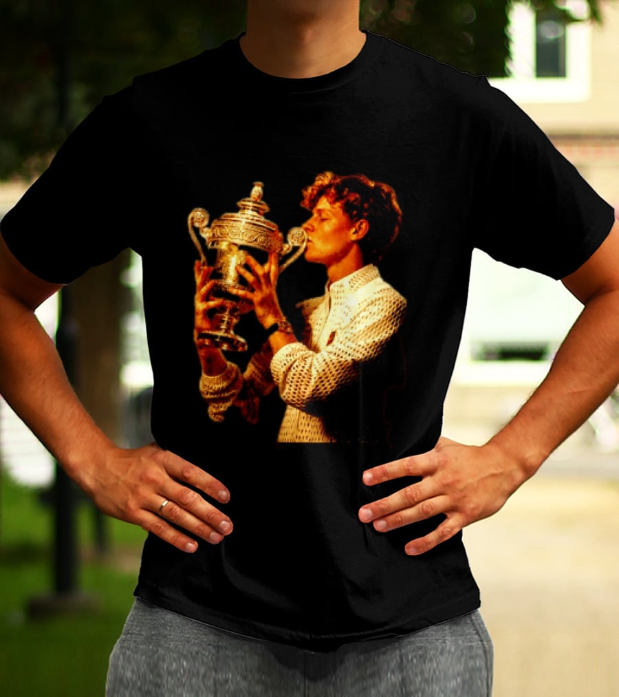 Jannik Sinner Wimbledon Men's Singles Champion Italy Celebration T-Shirt