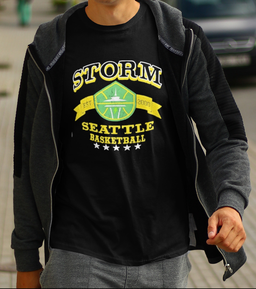 Seattle Storm Basketball Est 2000 WNBA T-Shirt