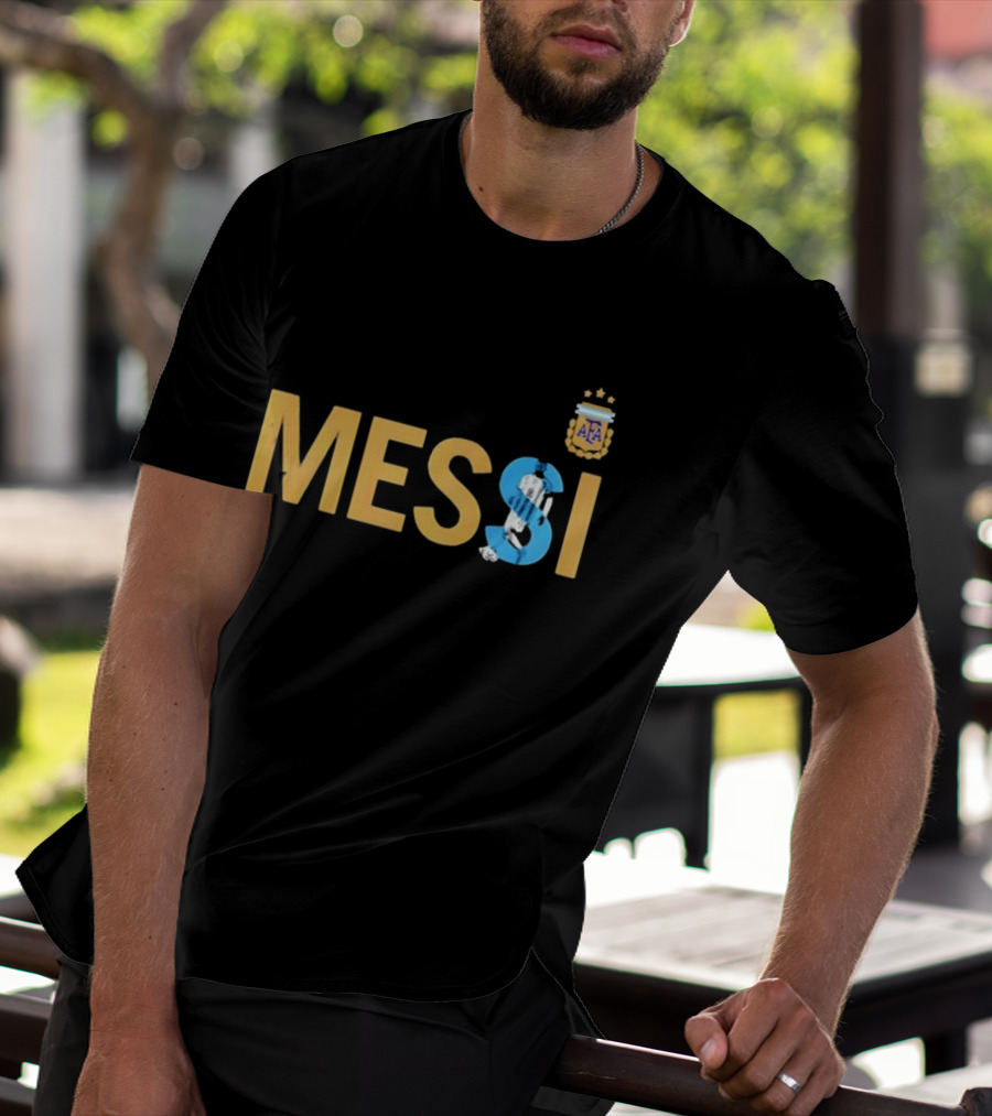 Lionel Messi AFA Argentina Football Team T-Shirt