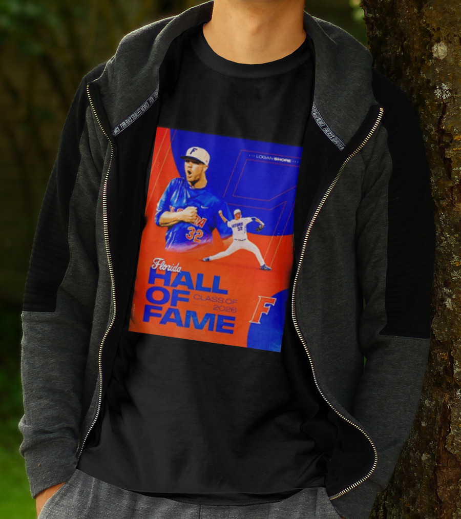 Logan Shore Florida Gators Hall Of Fame Class Of 2026 T-Shirt