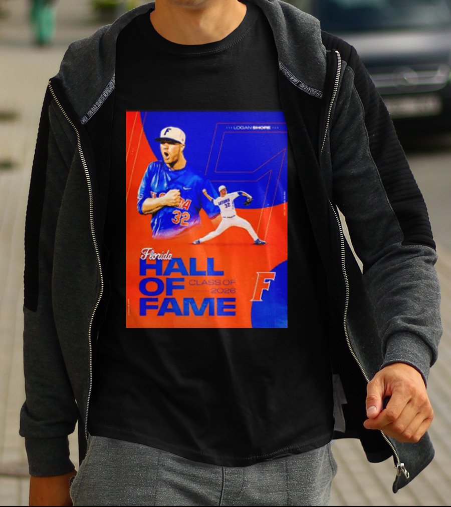 Logan Shore Florida Gators Hall Of Fame Class Of 2026 T-Shirt