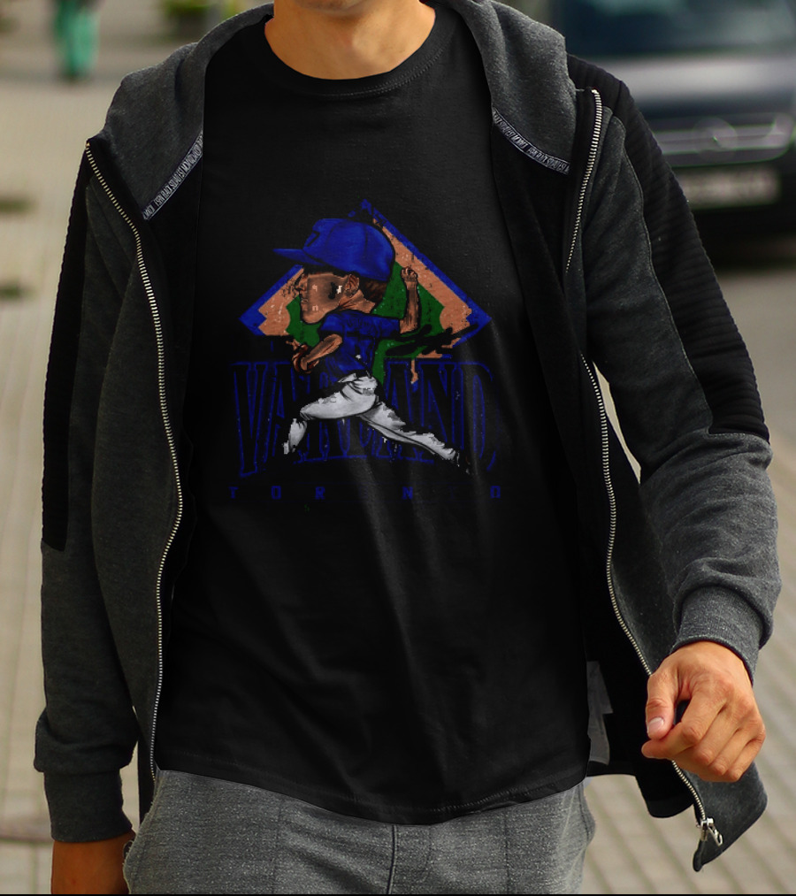 Louis Varland Toronto Blue Jays MLB Baseball Caricature T-Shirt