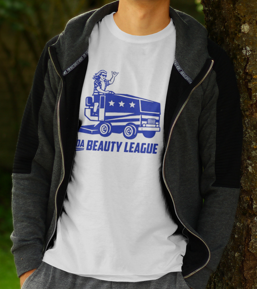 Da Beauty League Ice Resurfacer Shaka Sign T-Shirt