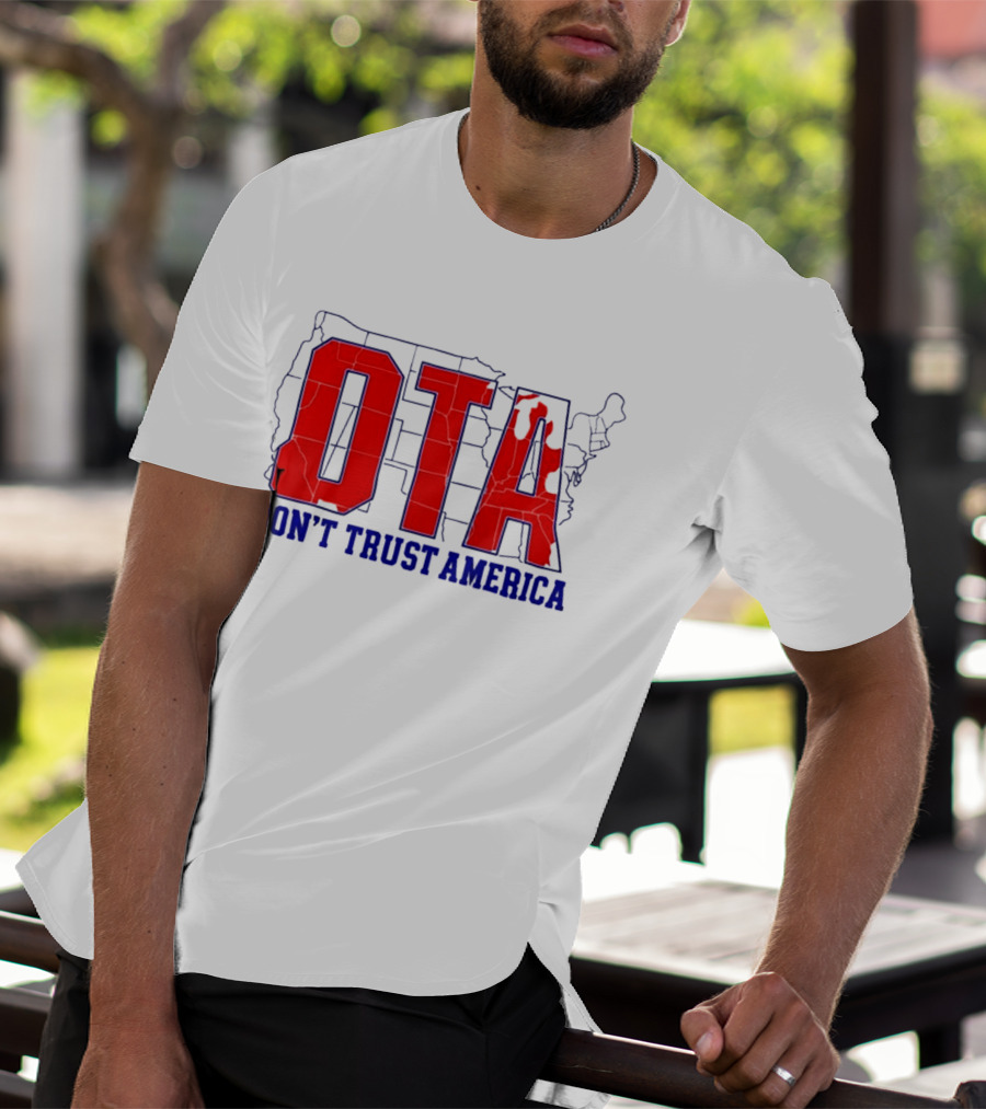 OTA Don't Trust America Map T-Shirt