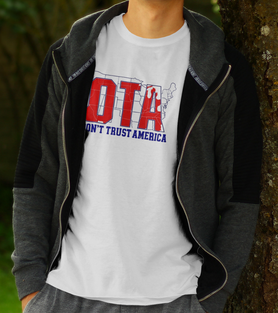 OTA Don't Trust America Map T-Shirt