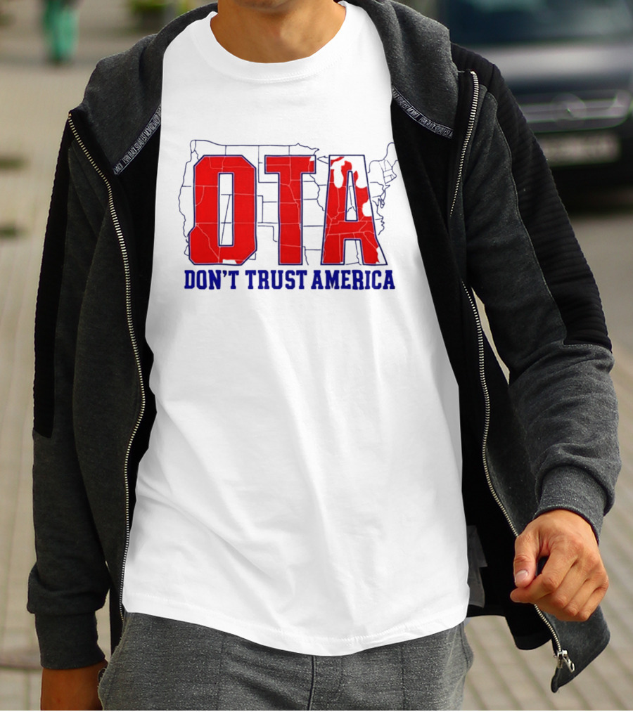 OTA Don't Trust America Map T-Shirt