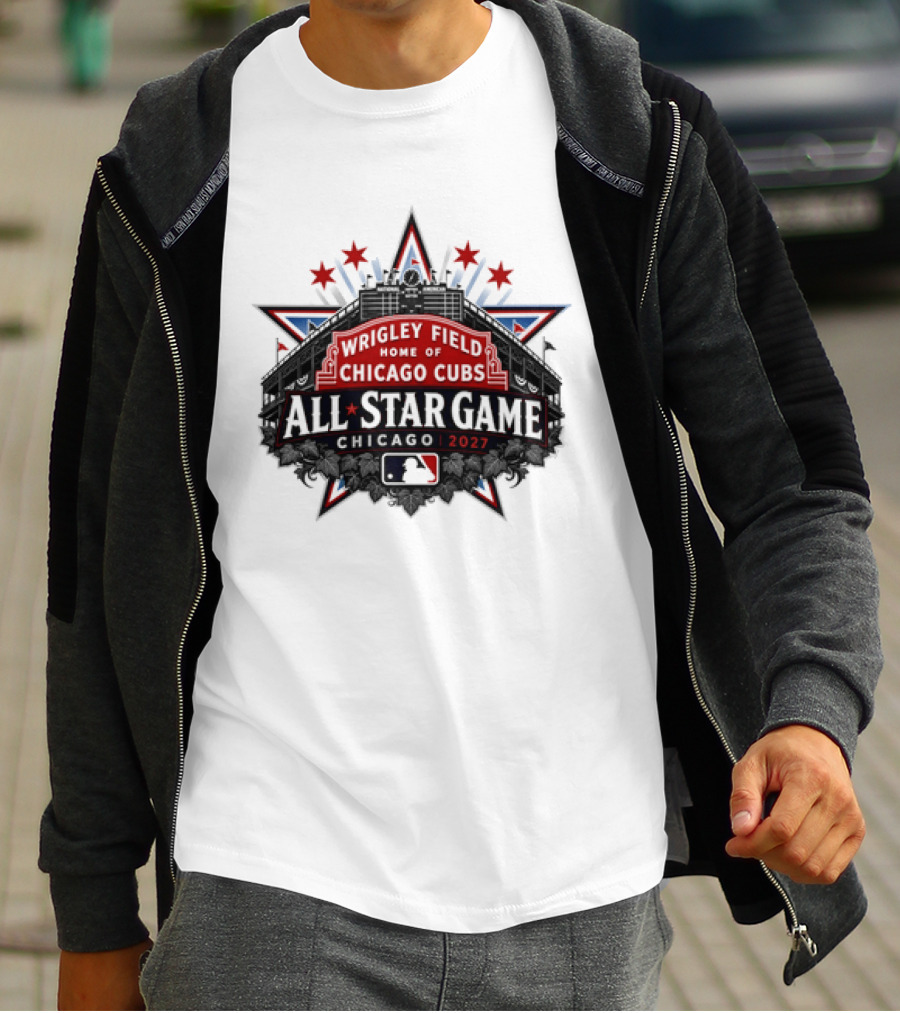 Wrigley Field Home Of Chicago Cubs 2027 MLB All Star Game T-Shirt