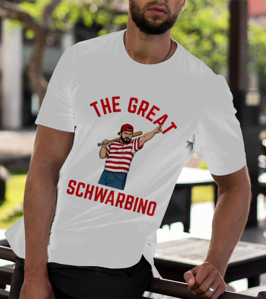 The Great Schwarbino Kyle Schwarber Philadelphia Phillies Baseball T-Shirt