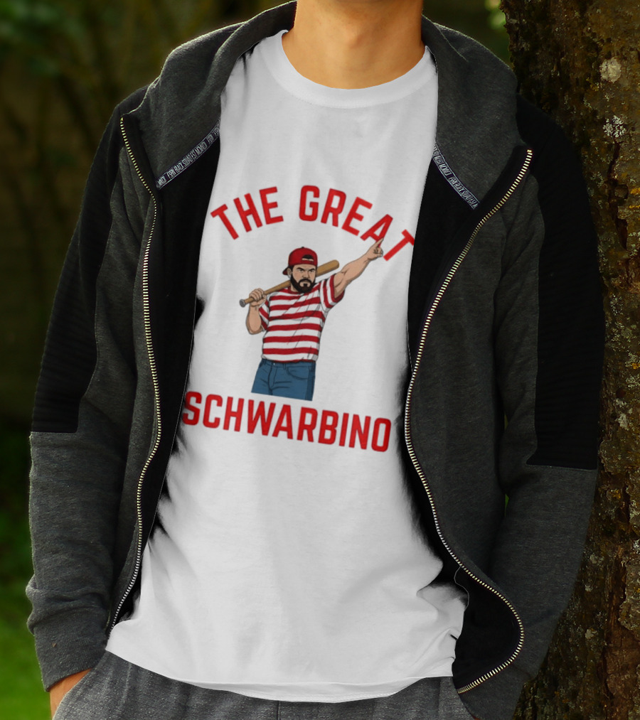 The Great Schwarbino Kyle Schwarber Philadelphia Phillies Baseball T-Shirt