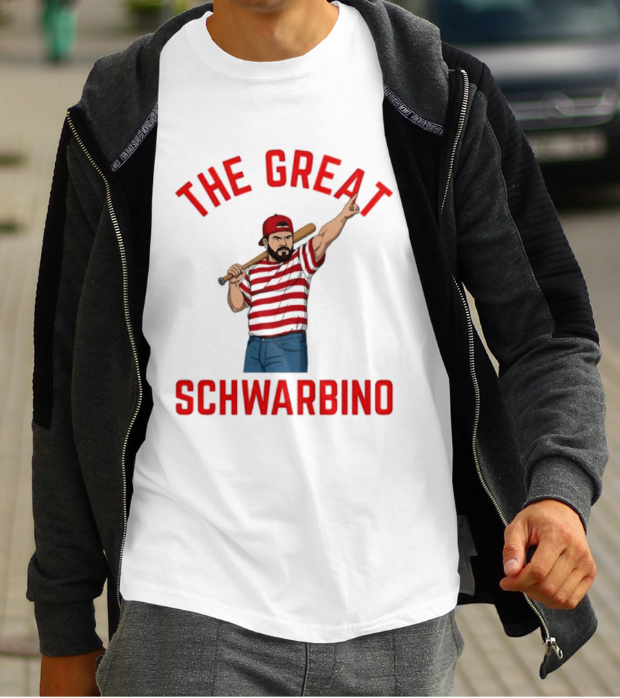 The Great Schwarbino Kyle Schwarber Philadelphia Phillies Baseball T-Shirt