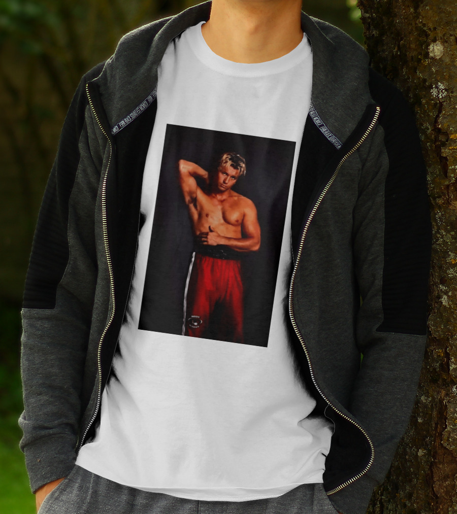 Stephen Kalyn Off Campus Body Maker Boxer Pose T-Shirt