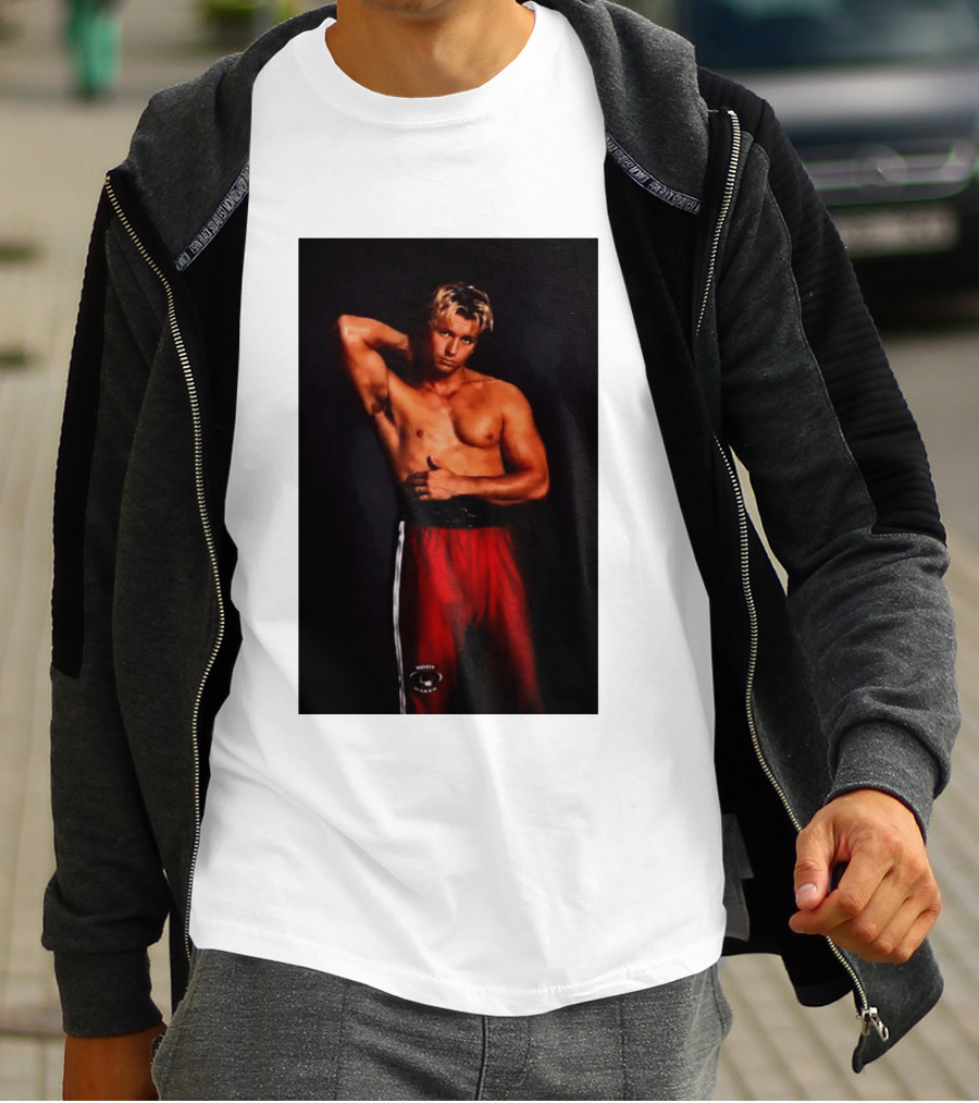 Stephen Kalyn Off Campus Body Maker Boxer Pose T-Shirt