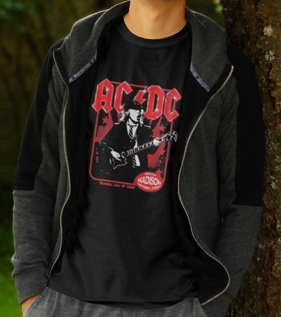 ACDC PWR Up Tour Madison Camp Randall Stadium July 19 2026 T-Shirt