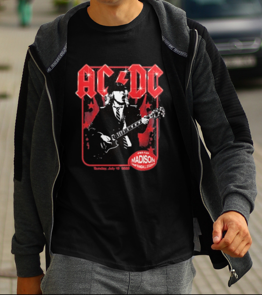 ACDC PWR Up Tour Madison Camp Randall Stadium July 19 2026 T-Shirt