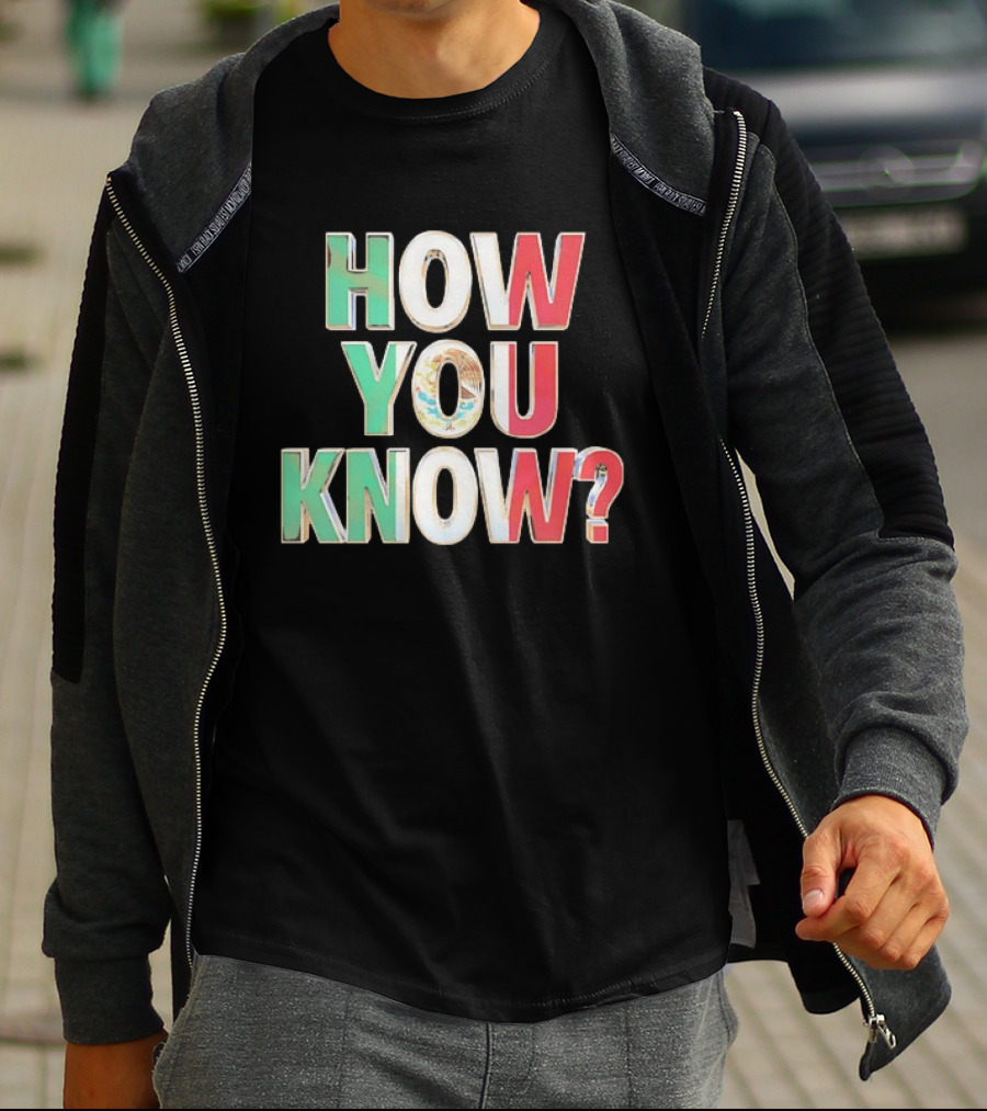 AEW Mexico Flag How You Know Wrestling T-Shirt